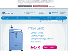 Tablet Screenshot of hempel-sauerstoff.de